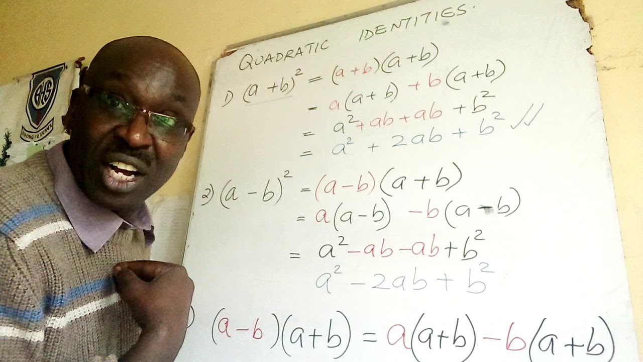 Quadratic Identities#Mathematics#Three basics