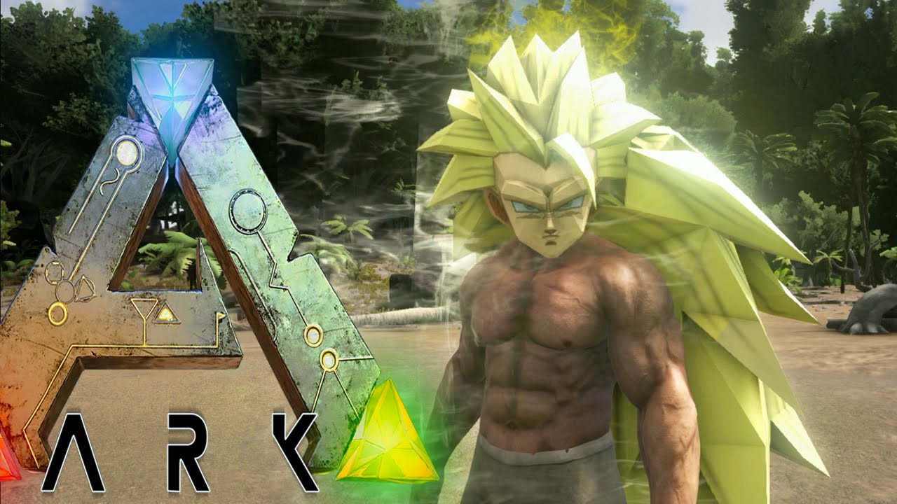 Ark Survival Evolved - SUPER SAIYAN FIST FIGHTING WARDEN (Ark Modded Gameplay)