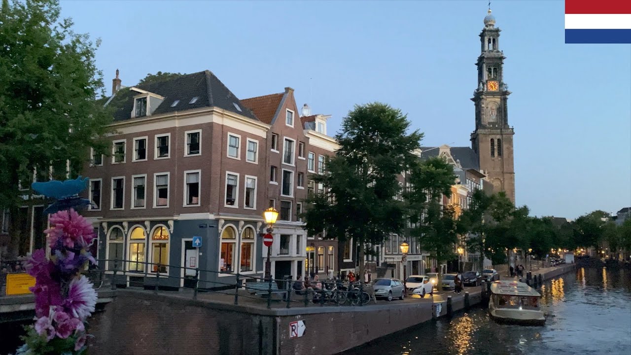 🇳🇱Amsterdam Night Walk - Grachtengordel-West -【4K 60fps】