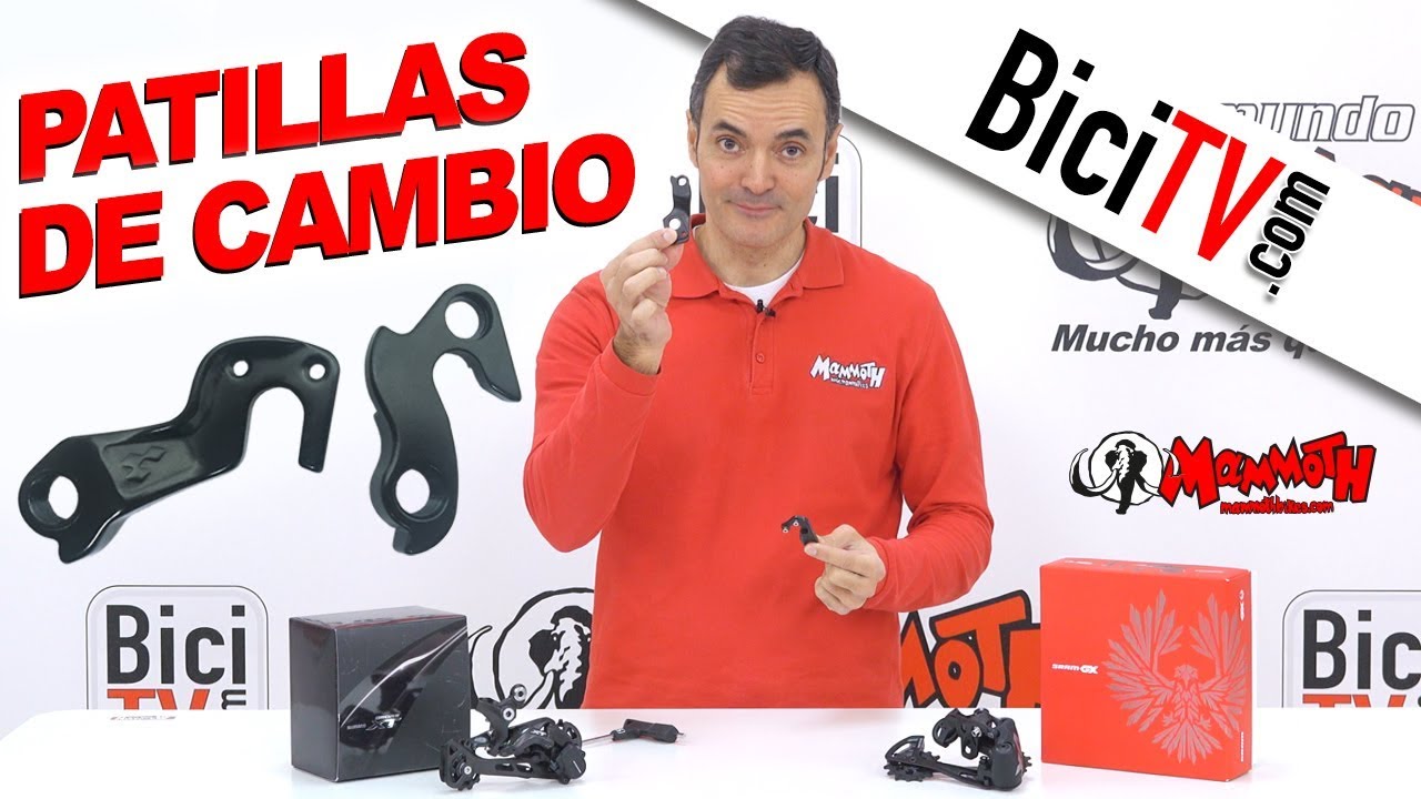Tipos de patilla de cambio para bicicleta
