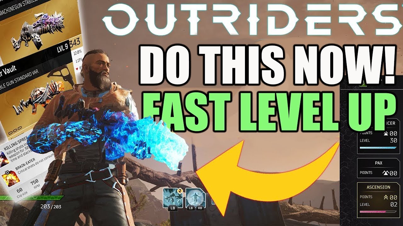 DO THIS NOW! BEFORE IT'S PATCHED! Outriders Apocalypse System Exploit - Level Up NOW Items/Gear/Mods