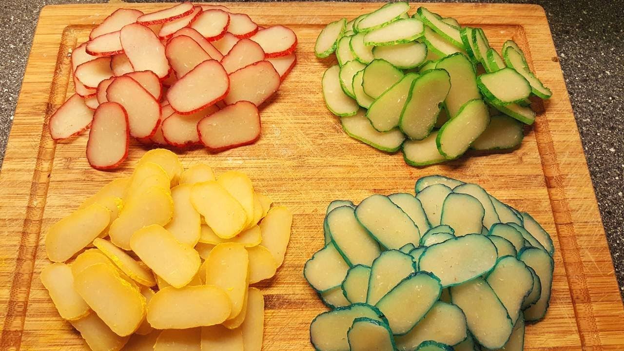 Resep Kerupuk Warna-Warni (Colorful Crackers Recipe)