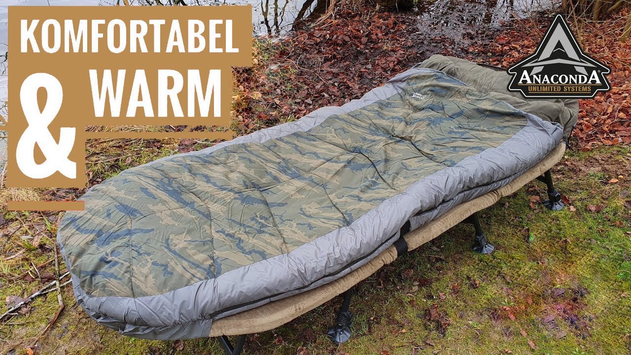 ANACONDA Freelancer Vagabond 4 | Ganzjahresschlafsack im coolen Camo-Style