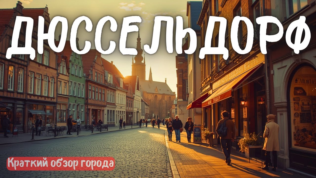Обзор Дюссельдорфа [4k]