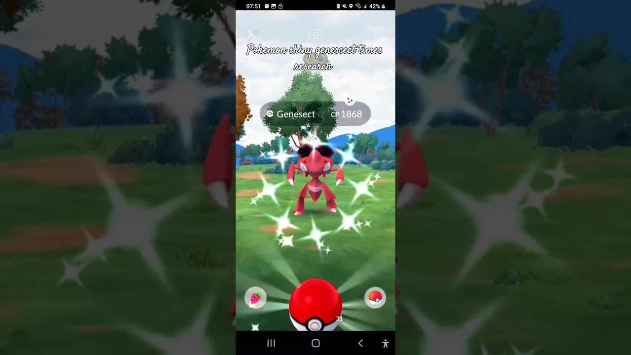 Shiny genescect from time remember 