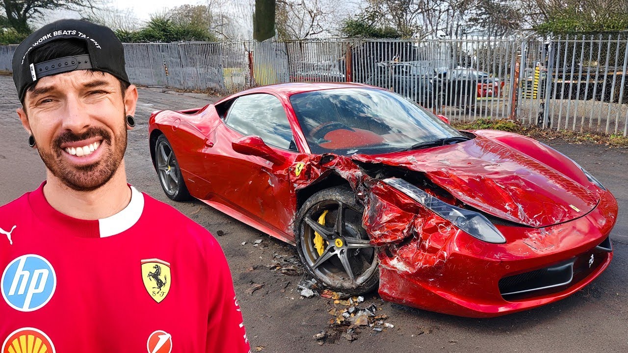 RECONSTRUCCIÓN DE UN FERRARI 458 DESTRUIDO