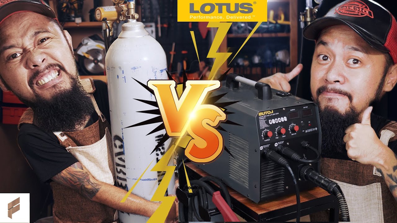 GAS VS GASLESS Mig Welding Machine