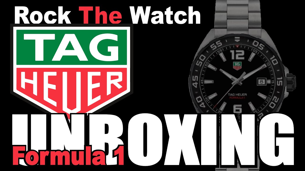 Распаковка Tag Heuer Formula 1