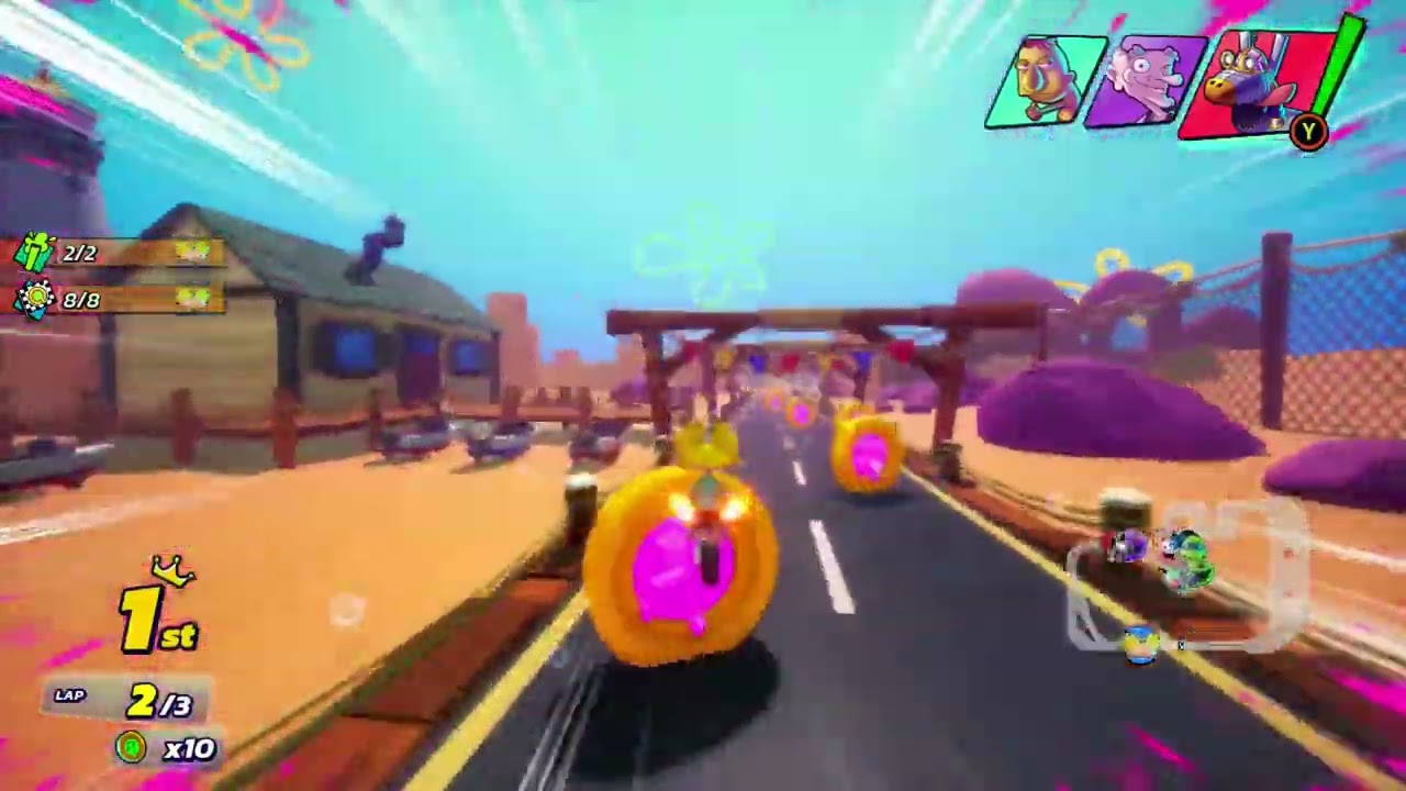 Nickelodeon Kart Racers 3: Slime Speedway - Lunch Rush Cup (Slow)