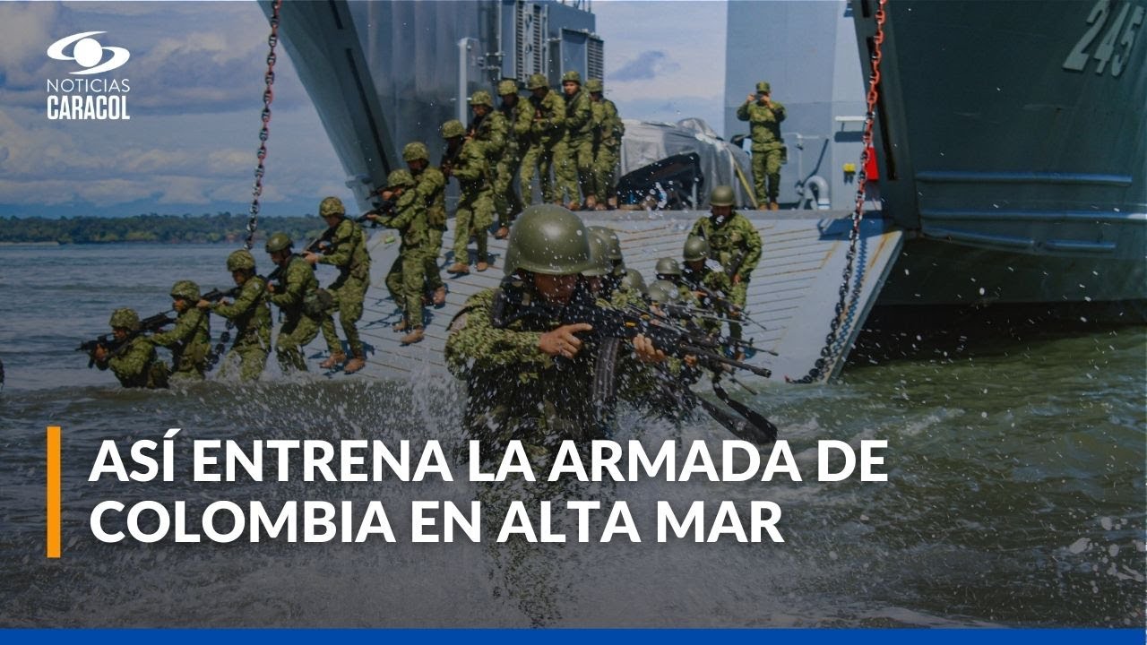 Así entrena la Armada de Colombia: lanzamientos de misiles y defensa antiaérea