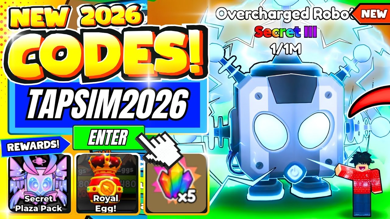 *NEW CODES!!* ALL NEW *WORKING* CODES IN TAP SIMULATOR 🍬TREATS Update CODES 2026! ROBLOX