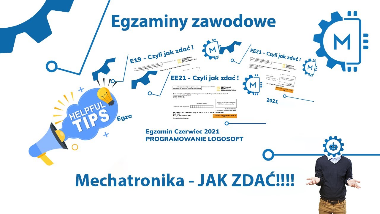 Egzaminy zawodowe mechatronika - JAK ZDAĆ!!! ELM 06 E19 EE21