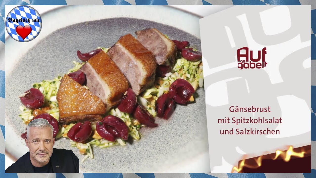 Alexander Herrmann - Gänsebrust mit Spitzkohlsalat & Salzkirschen