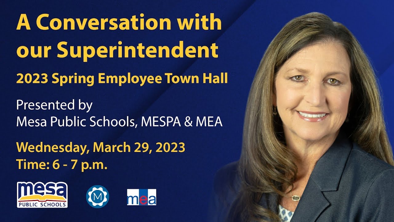 A Conversation with our Superintendent - 2023 Spring Employee Town Hall