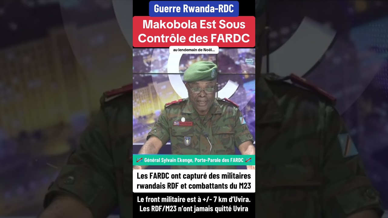 #Makobola Est Sous Contr&ocirc;le des #FARDC. 12/27/2025