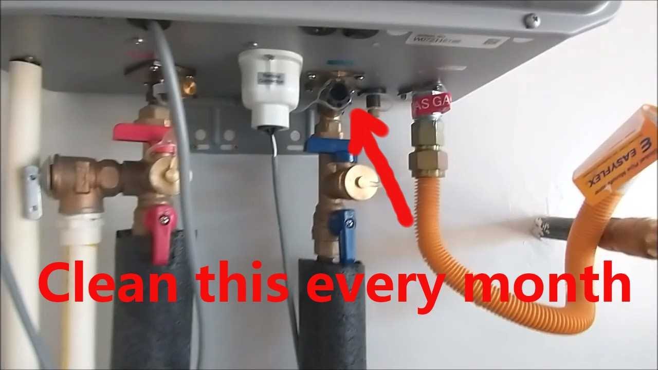 Как почистить фильтр проточного водонагревателя Rheem (мой способ)