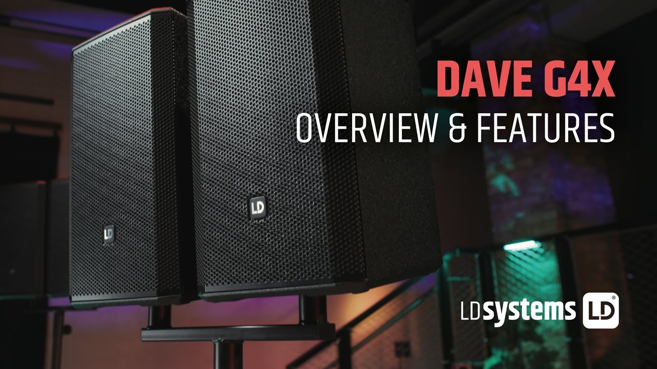 Серия LD Systems DAVE G4X — компактные активные PA-системы 2.1