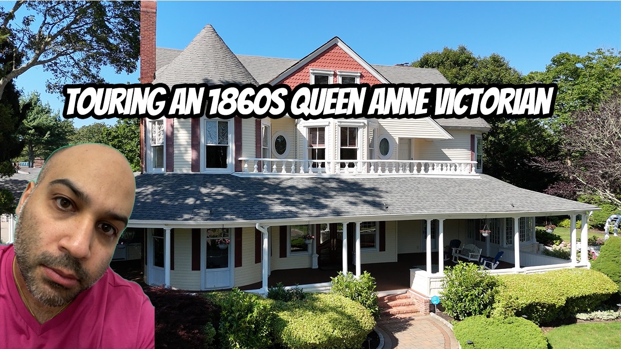 TOURING A TOTALLY HAUNTED 1860's QUEEN ANNE VICTORIAN HOME IN LONG ISLAND