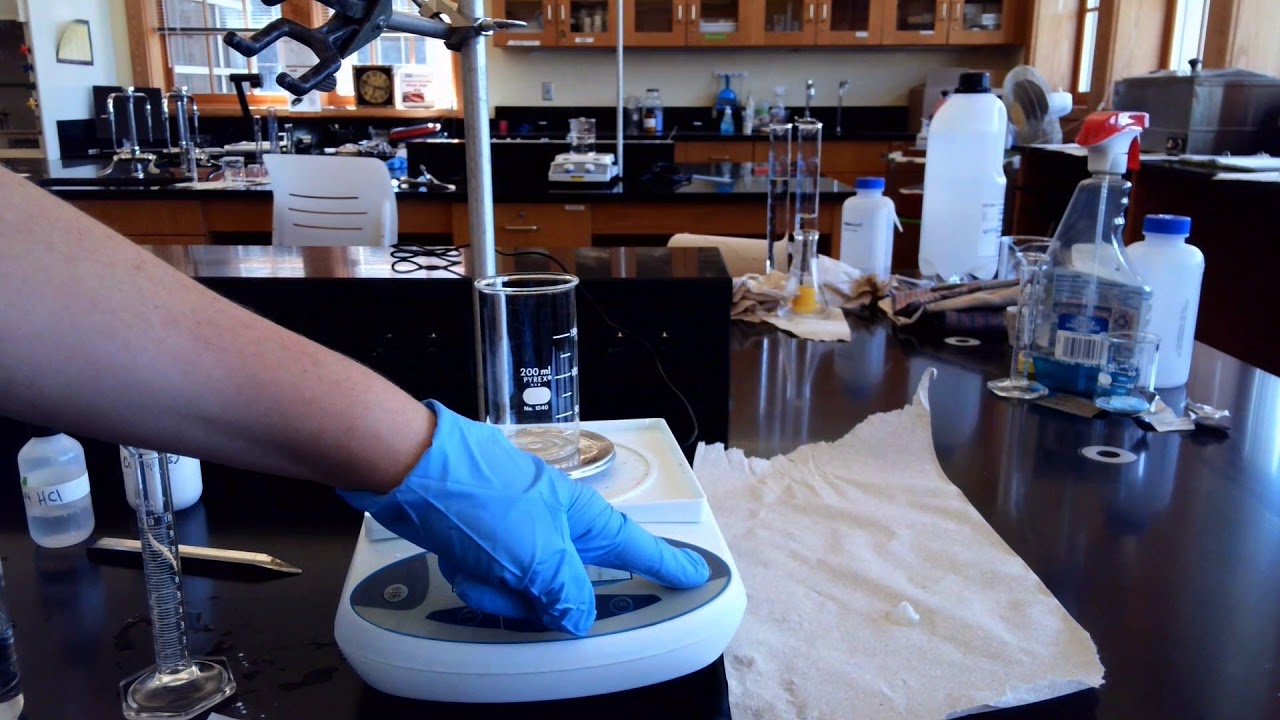 Experiment 13   Carbonate Analysis Molar Volume of Carbon Dioxide Trial 1