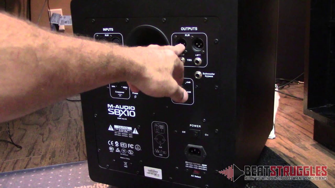 M-Audio SBX10 Review Subwoofer
