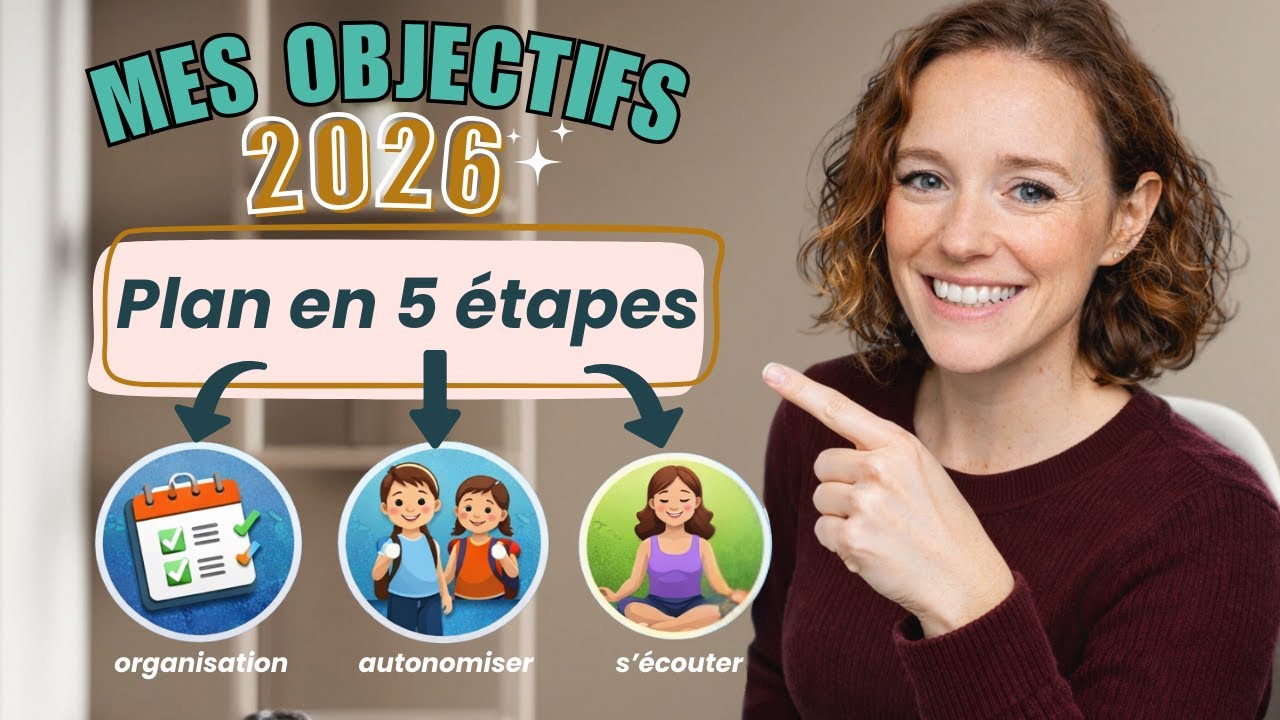 Objectifs 2026 : les DÉFINIR & RÉALISER | plan par étapes 