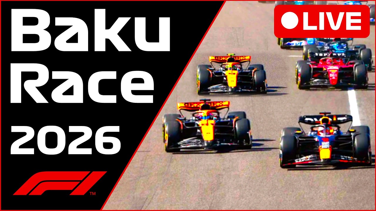 🔴F1 LIVE - Baku GP RACE - Commentary + Timing