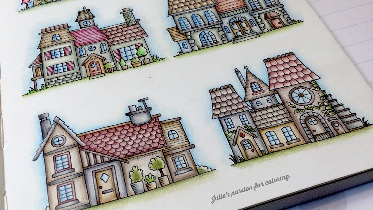 SMALL VICTORIES by Johanna Basford - Faber Castell Polychromos pencils - color along