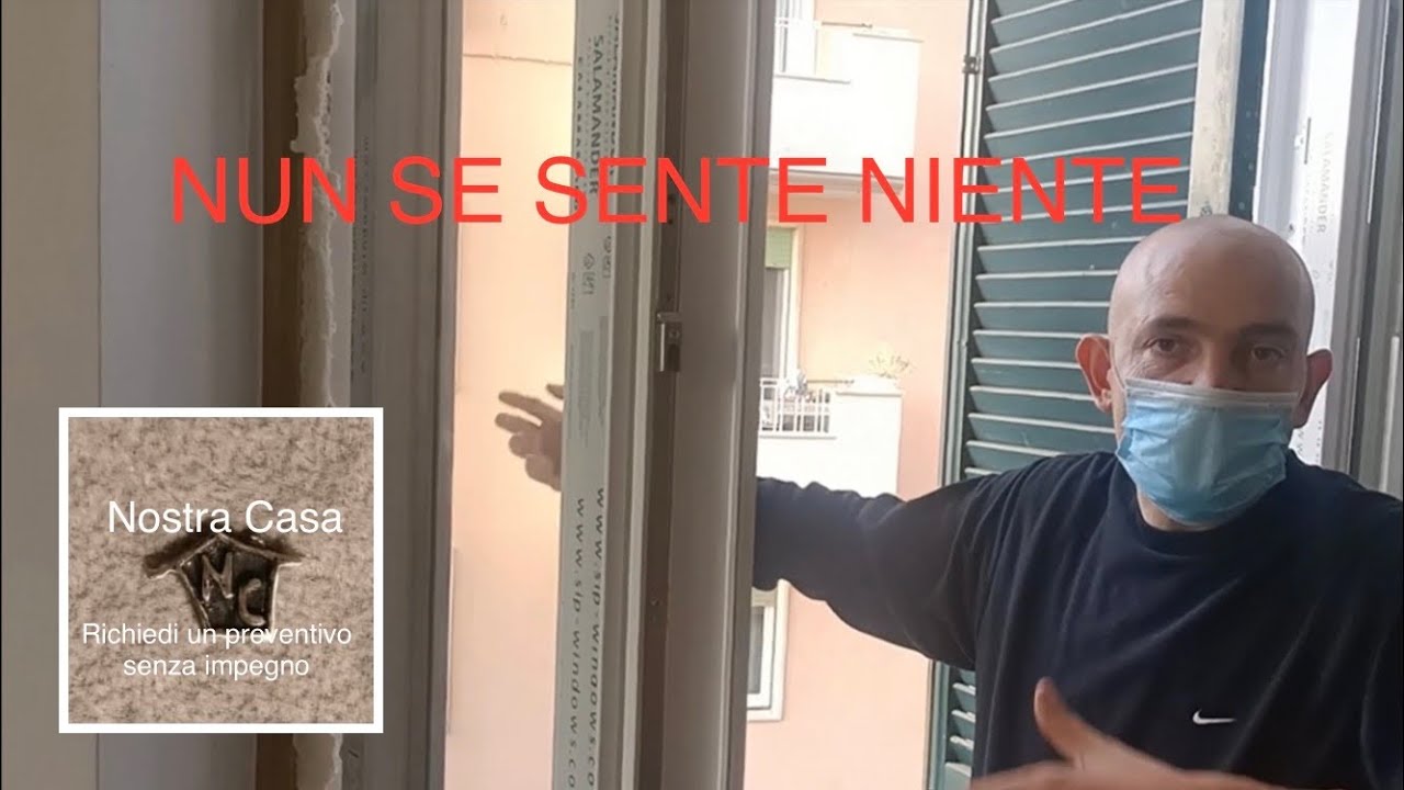 Finetre PVC vetri insonorizzati silent San Lorenzo 11 novembre 2020