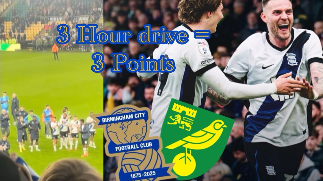 IN FORM BLUES WIN AWAY!! NCFC V BCFC VLOG