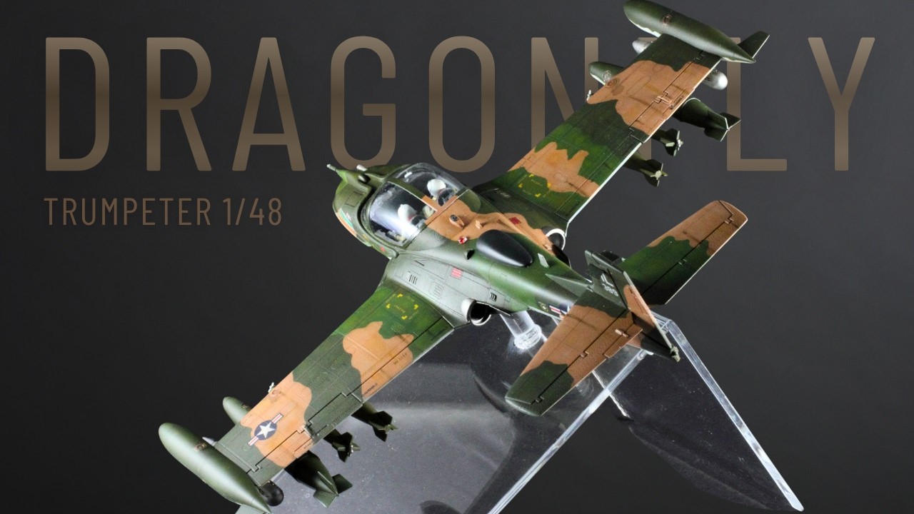 A-37B DRAGONFLY with Crew | Trumpeter 1/48 scale | Full Build