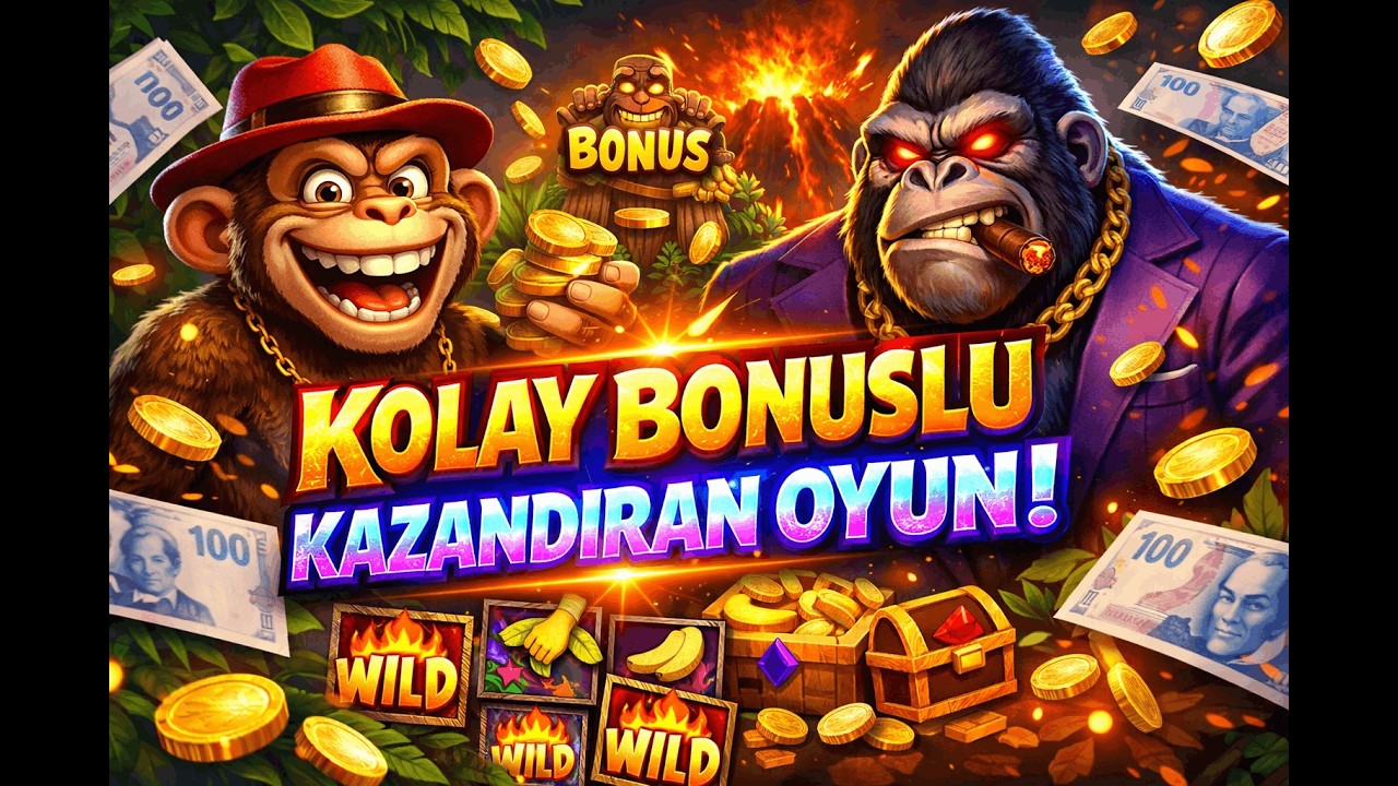 ✨🍌 KOLAY BONUSLU KAZANDIRAN OYUN! ✨ SLOT OYUNLARI 🐒 Monkey Frenzy 2 Boss is Here! 🐒 #slotlevo #slots
