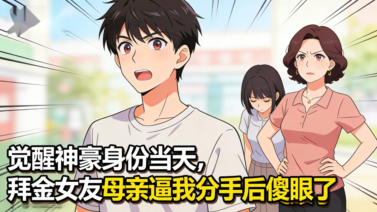 觉醒神豪身份当天，拜金女友母亲逼我分手后傻眼了。咖啡钱只付自己那份，留下她们原地尴尬。#重生 #逆襲 #玄幻 #修仙 #年代文 #都市小說 #Ai漫畫 #劇情 #動漫