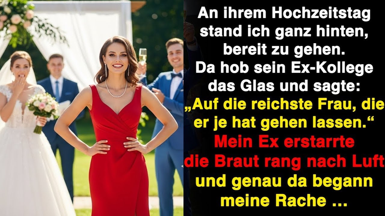Mein Ex lud mich zu seiner Hochzeit ein. Der Toast eines Kollegen ließ alles ins Wanken geraten …