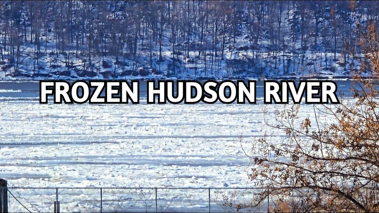 🧊FROZEN Hudson River - NYC Winter Wonderland Scene🧊