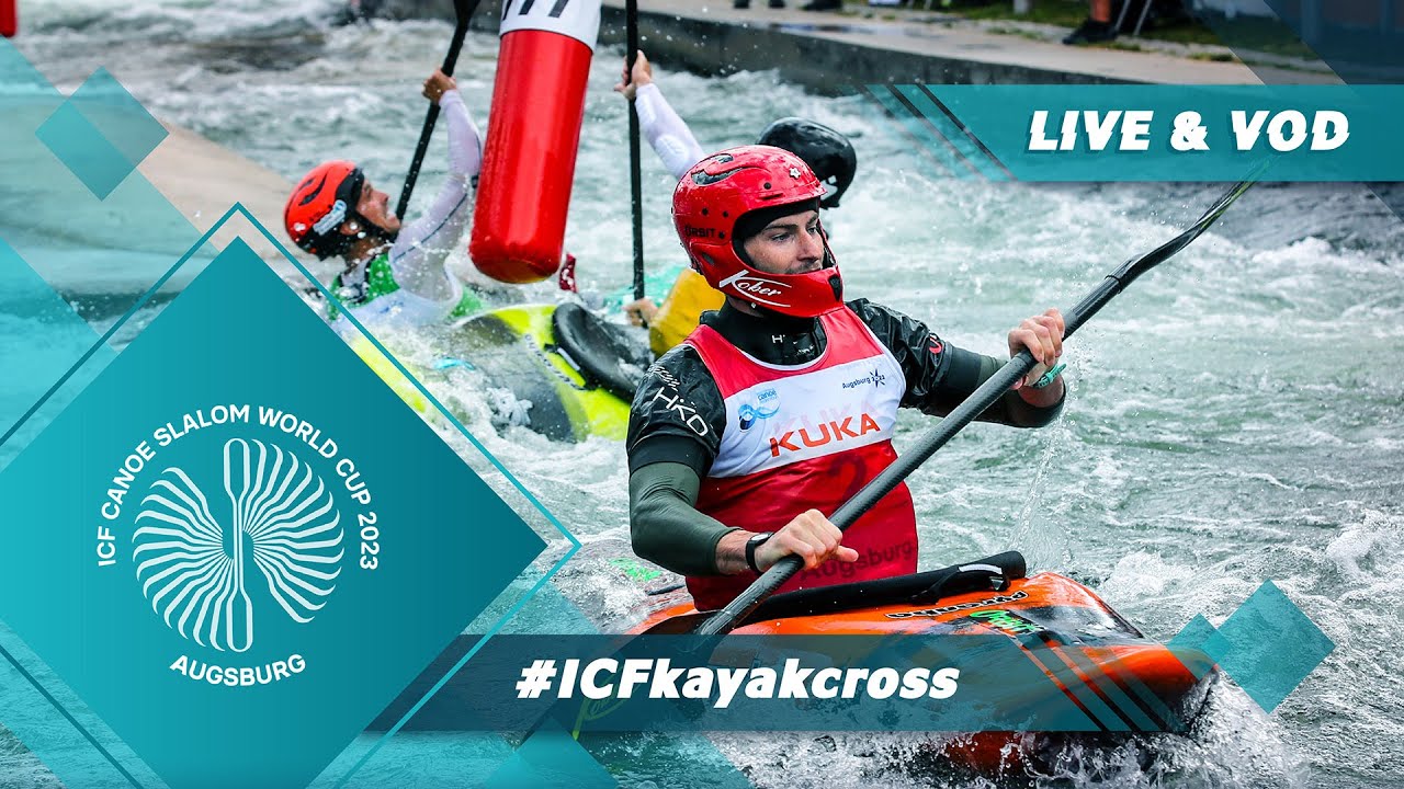 Kayak Cross: Finals / 2023 ICF Canoe-Kayak Slalom World Cup Augsburg Germany