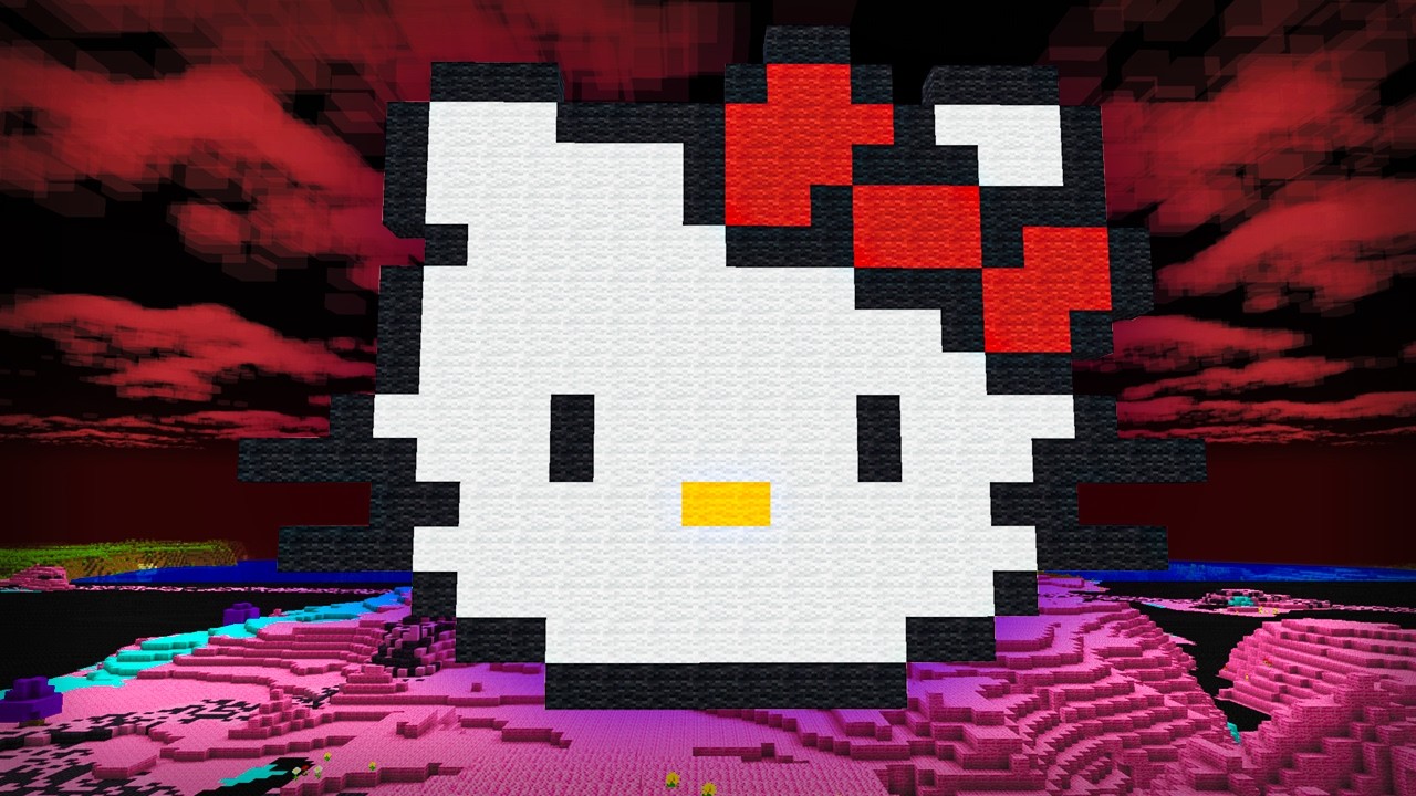 Building a Minecraft City where everything is CUTE or SCARY.