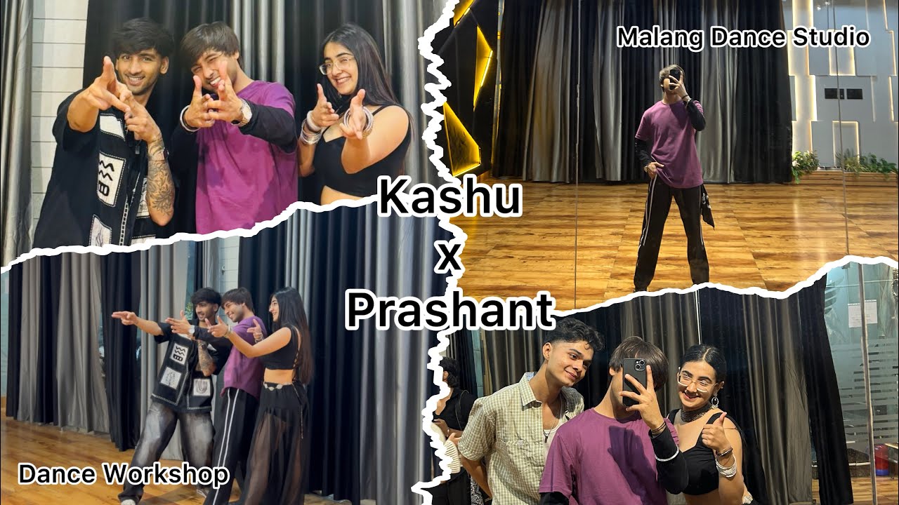 At Malang Dance Studio Delhi | AbhishekSharma06 | @kashuwuwuw77 @prashantbhagri1911