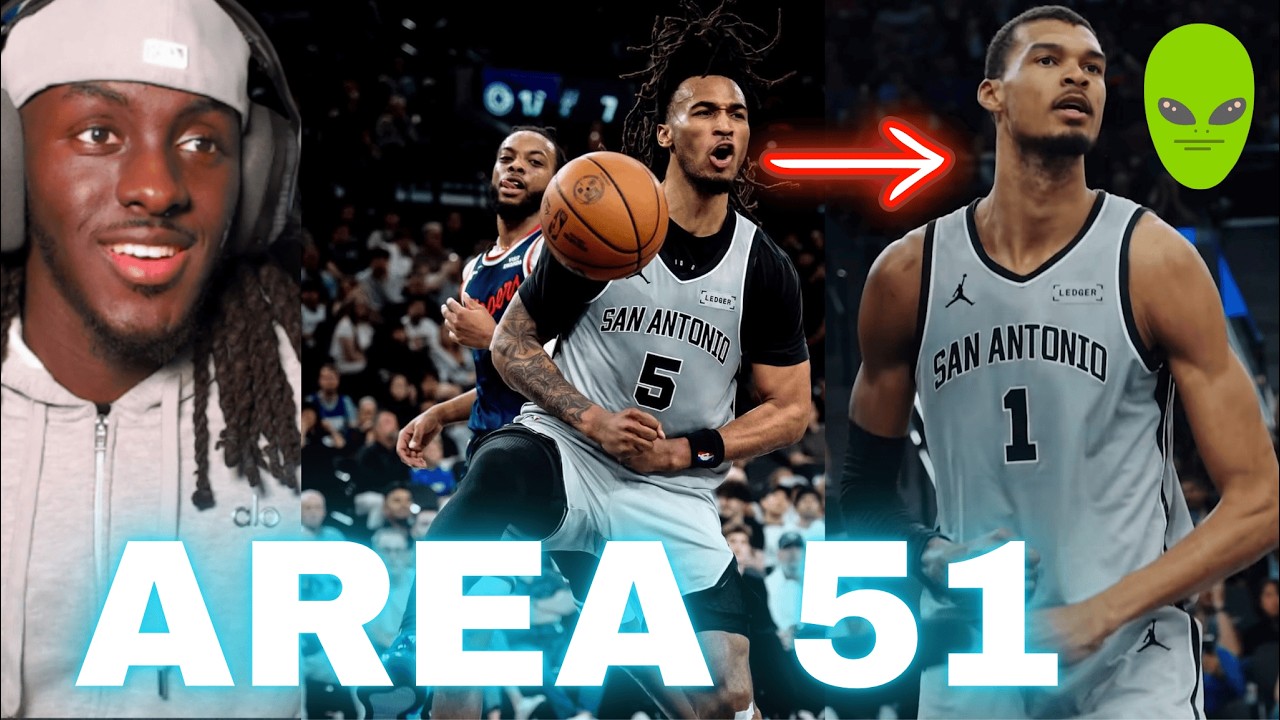 WEMBY & CASTLE = AREA 51.. Spurs Vs. Clippers Highlights Reaction