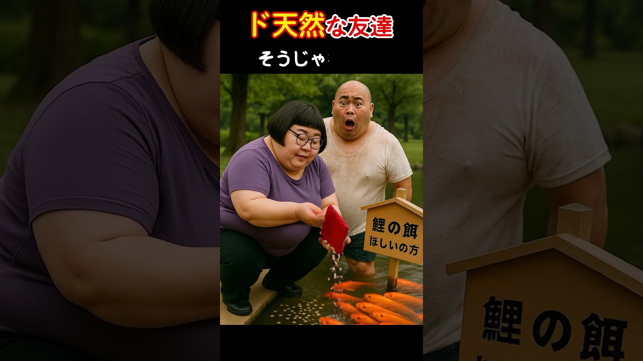 ド天然な友達 #ai #コント #ネタ #バズった動画 #ショート