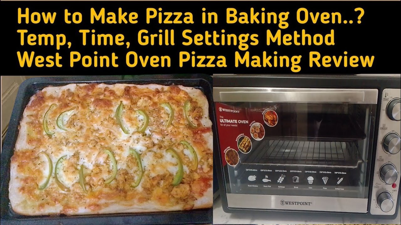 Pizza in oven  |how to bake pizza in oven |west point oven pizza making Review 2025 @ sufikitchen