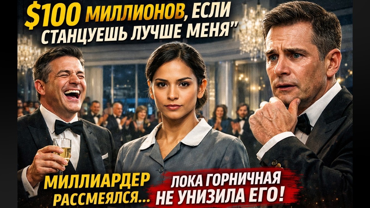 «$100 Миллионов, Если Станцуешь Лучше Меня» — Миллиардер Рассмеялся… Пока Горничная Не Унизила Его
