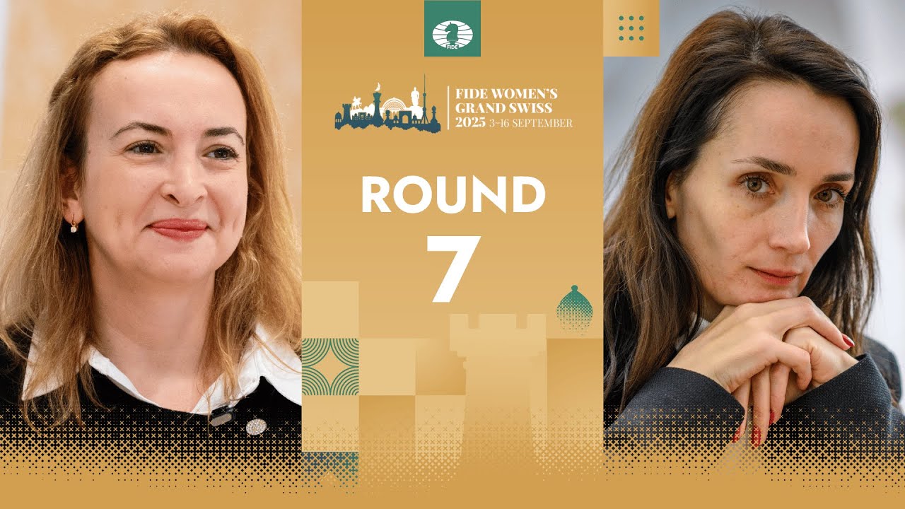 🇧🇬 Antoaneta Stefanova vs Kateryna Lagno | FIDE Women’s Grand Swiss 2025 | Round 7 | Board 1