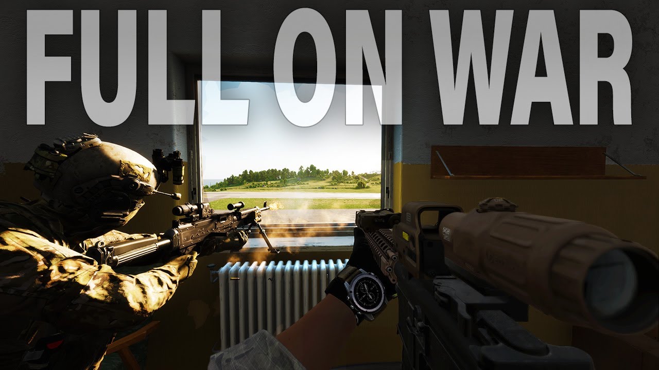 Special Forces Assault a Nuclear Bunker #armareforger #armareforgermilsim