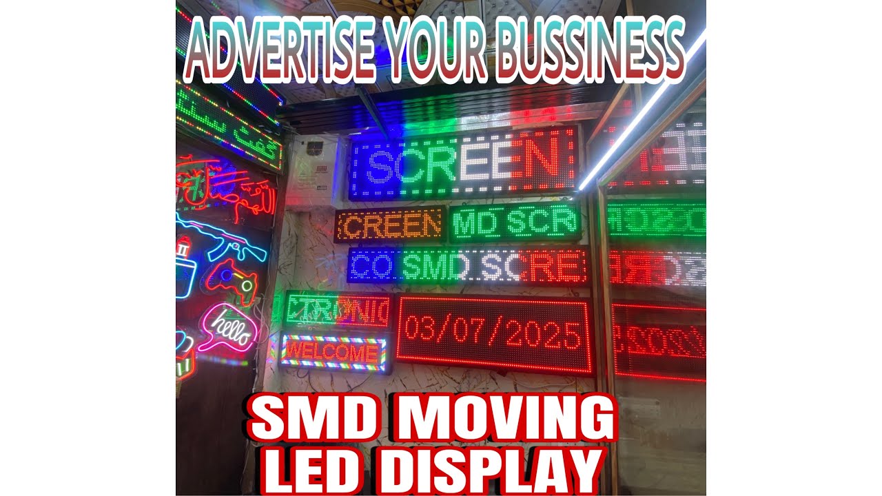 SMD MOVING MESSAGE BOARD||FULL RED COLOUR||1Feetby8.5Feet||OUTDOOR||WATERPROOF||One YEAR WARRANTY