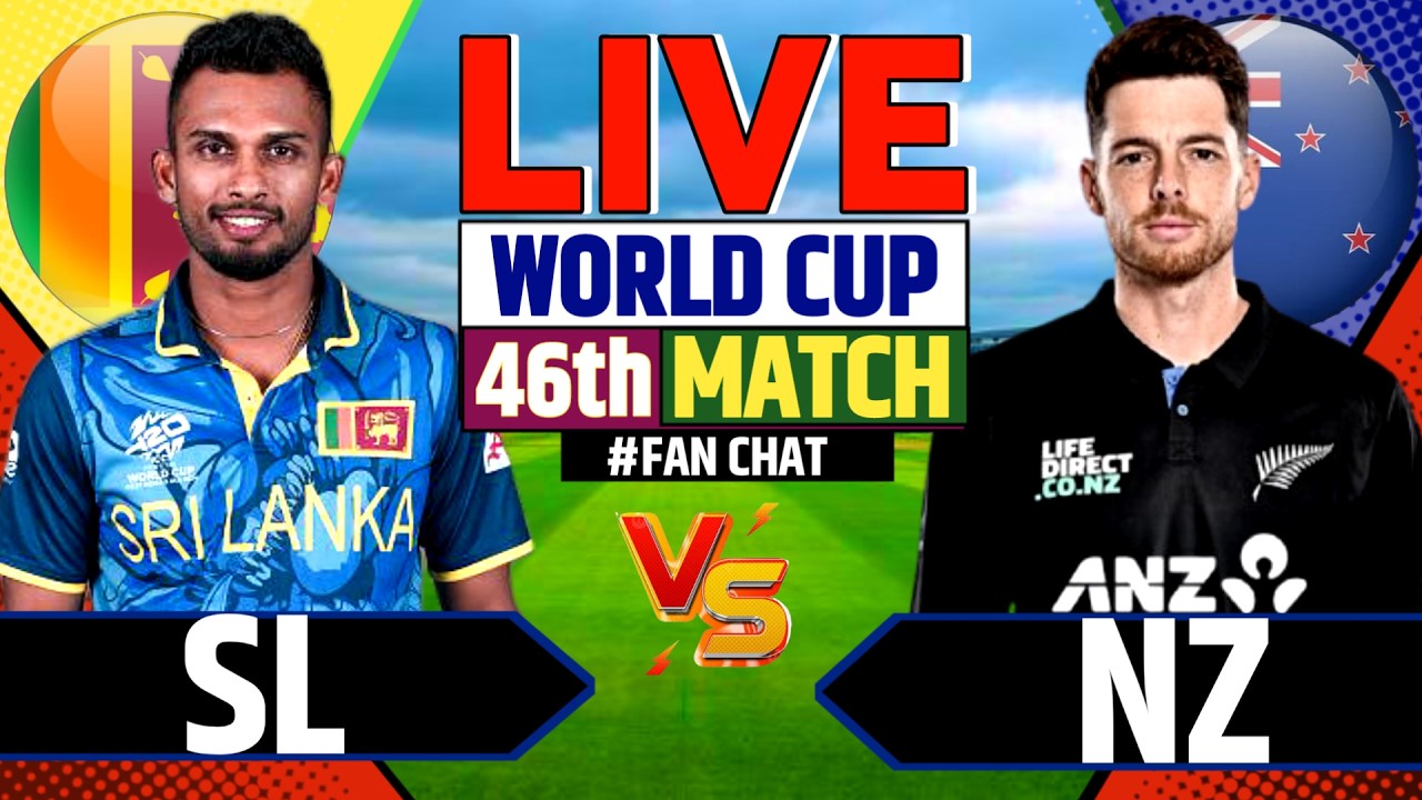 🔴Live: New Zealand vs Sri Lanka Super-8, Match | Cricket Live Score Today