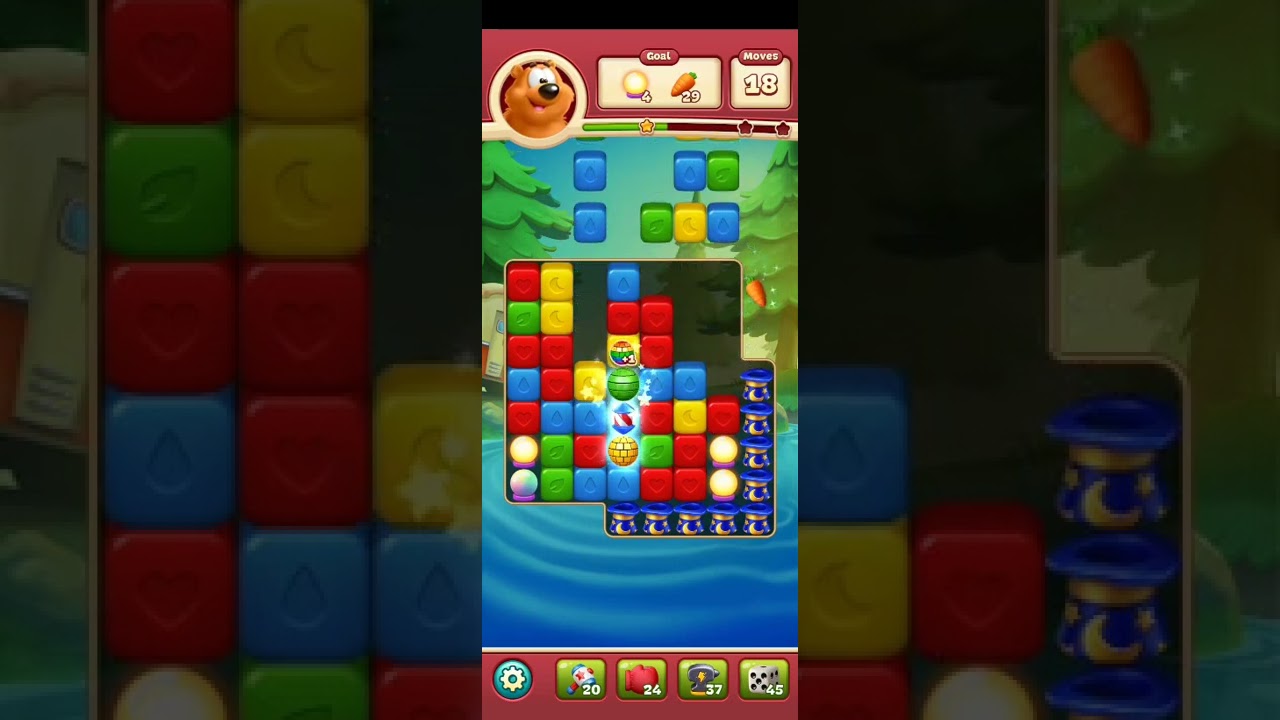 Toon Blast Level 303 No Boosters Series