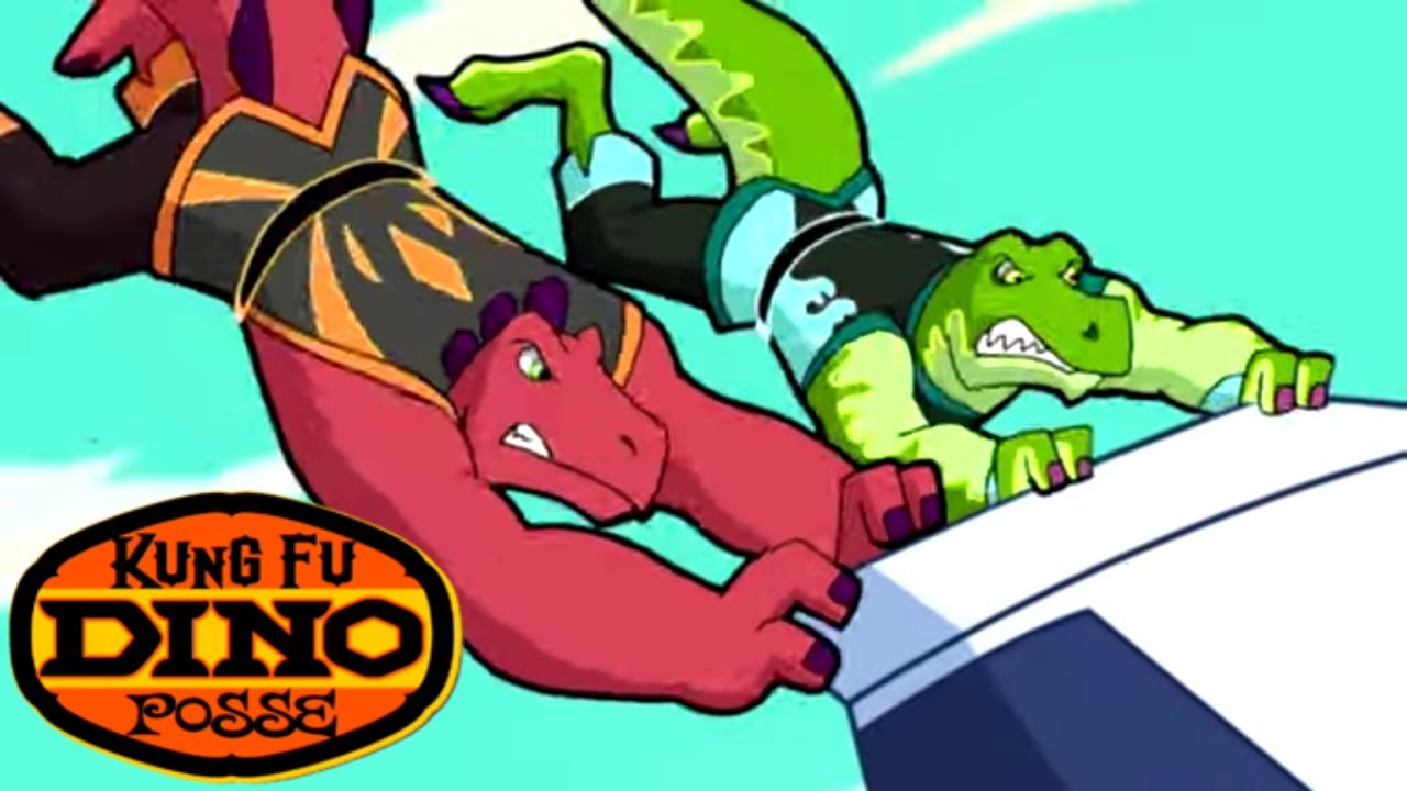 Kung Fu Dino Posse - Dinos On A Plane | Full Episode | Kids Videos