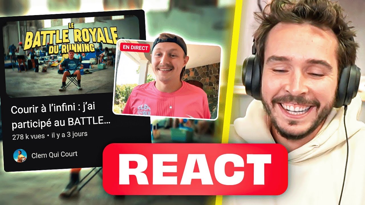 LE BATTLE ROYAL DU RUNNING ! (REACT & discussion avec Clem Qui Court)