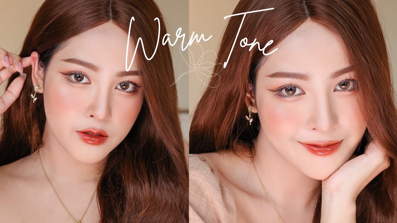Warm Tone Makeup  แต่งหน้าก่ำๆ สีอุ่นๆ ละมุนละไม | Soundtiss