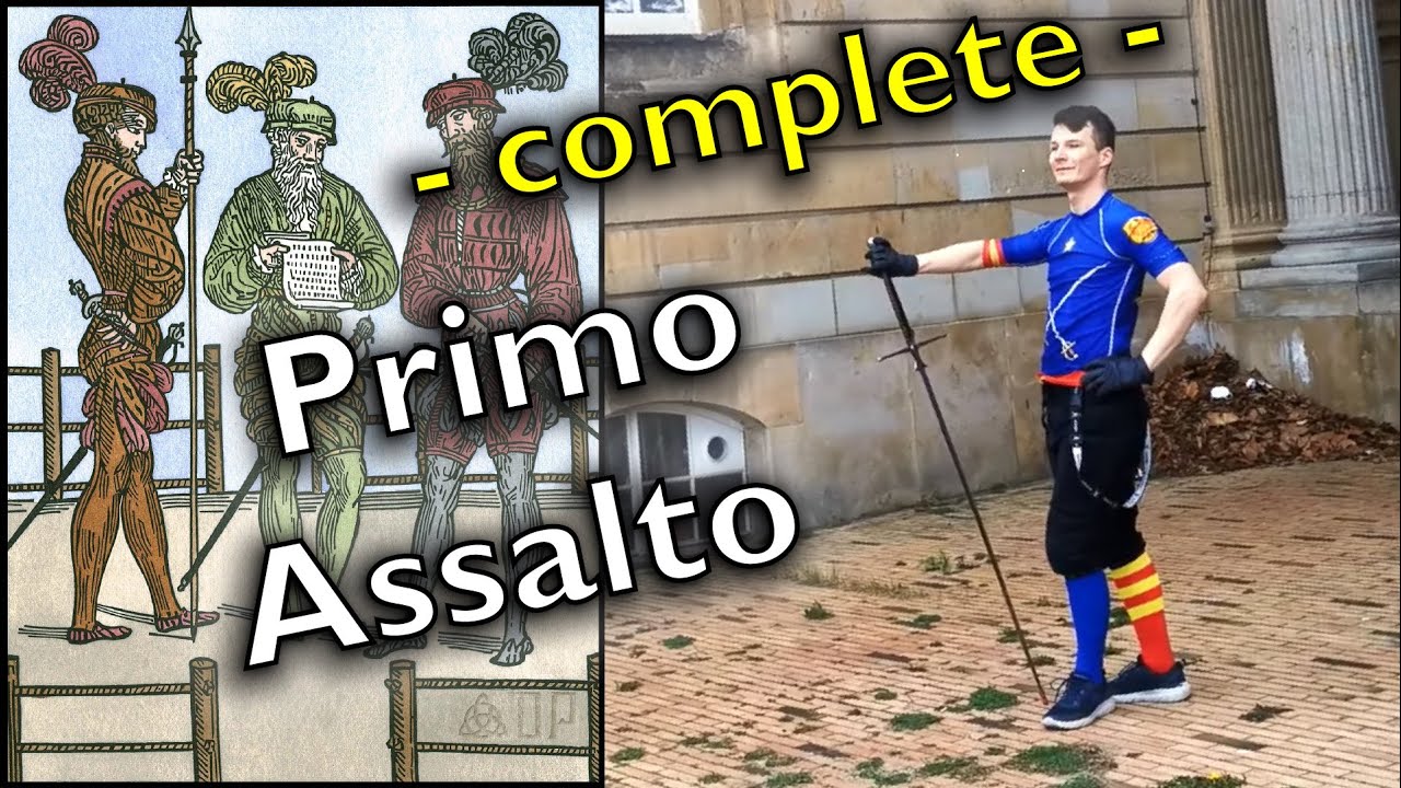 HEMA Longsword - Marozzo's Primo Assalto COMPLETE (Solo Drill)